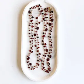 "Poppy Garnet" Necklace