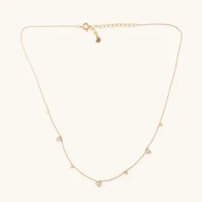 Tori Crystal Triangle Necklace